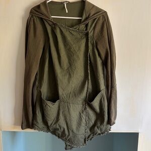 Free People Olive Utility Jacket